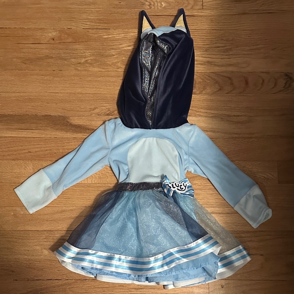 Kids Bluey Costume with Ears - Blue